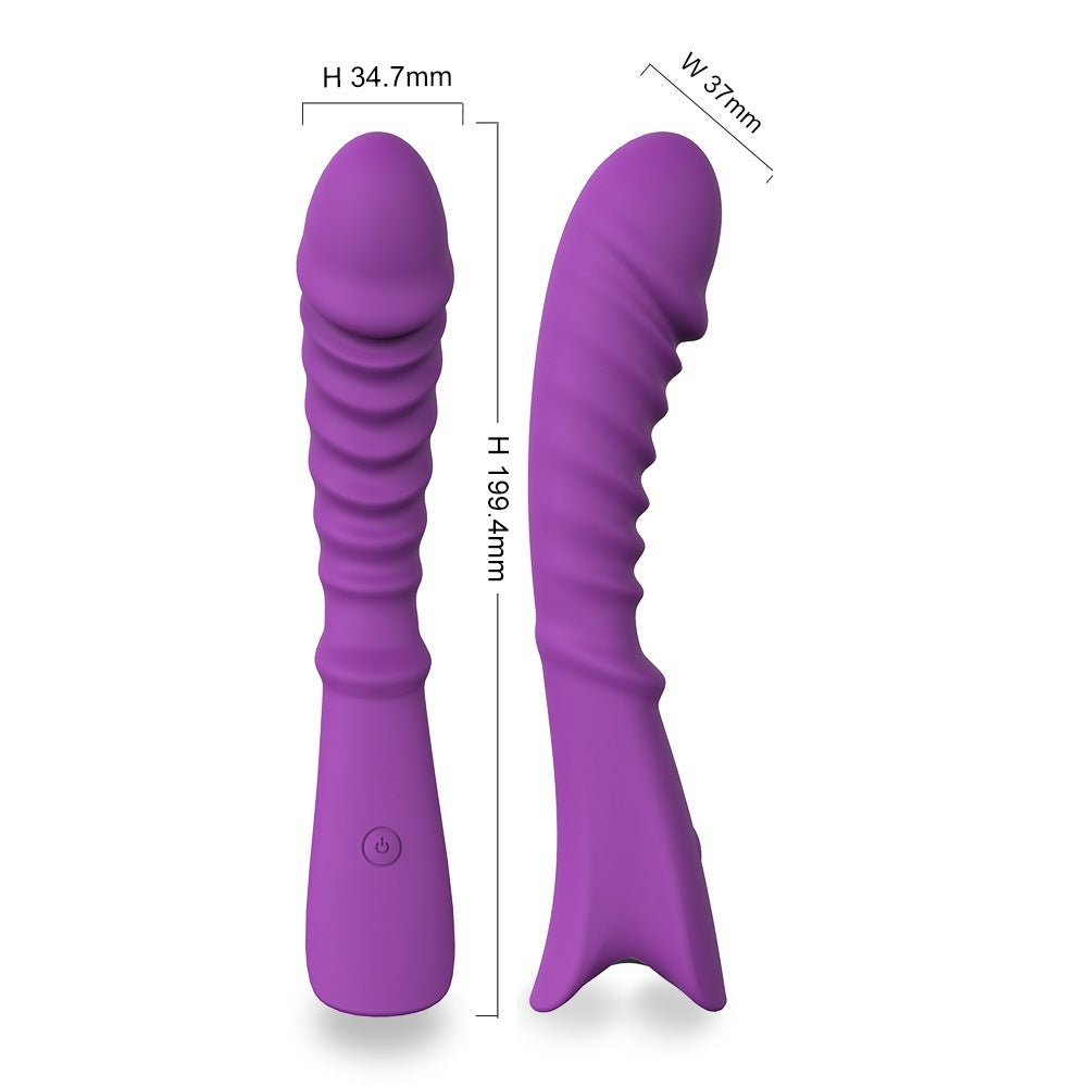 USB Rechargeable Portable 3 in 1 Massage Vibrator for Female Couple Interactive Toys Multi Powerful Vibranting Waterproof