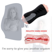 3 in 1 Male Masturbators Adult Sex Toys with Realistic Textured Mouth Vagina and Tight Anus, Men's Pocket Pussy Blowjob Stroker Anal Play Sex Toys for Men Masturbation