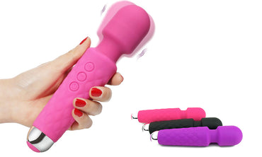 10 Frequency Magic Wand Powerful Vibrator Clitoris Simulator Vibrating Dildo