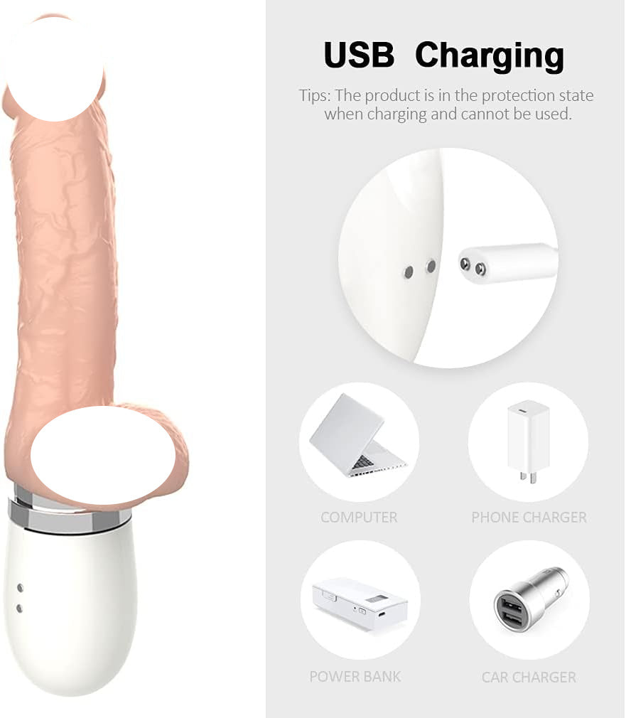 Penis Vibrator Rubber On Wall Medium Adult Toy for Women Pleasure Licking Wearable Smooth Flexible Silicone Wireless Remote Control Vibrating USB Rechargeable