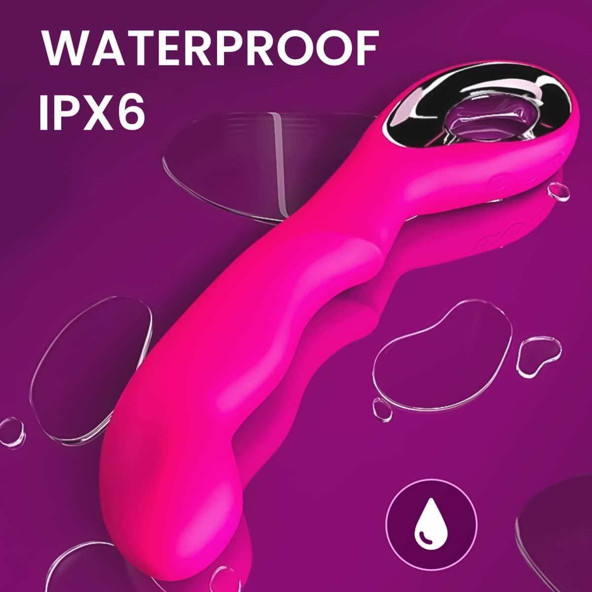 G Spot Vibrator Dildo with 10 Vibration Modes Sex Toys for Women Clitoris Waterproof Powerful Rose Toy for Women and Couples Pink