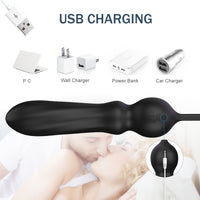 Portable Butt Anal Plug Multi Vibration Patterns Cock Ring Penis Ring Male Sex Adult Toys for Men Women Couples Solo Play Anal Vibrator Prostate Stimulator Prostate Massager