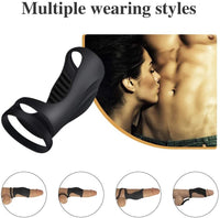 Tornado double ring locking fine ring for Longer Harder Stronger Erection;  Improve Sexual Performance;  Sex Toys for Men Massager Adult Sex Toys for Men Penis Ring for Men Couples Pleasure;