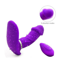 Smart Heating Wearable Vibrator Butterfly Clitoral Vibrator Double Vibrator Silicone Vibrator Adult Sex Toys Sex Stimulator