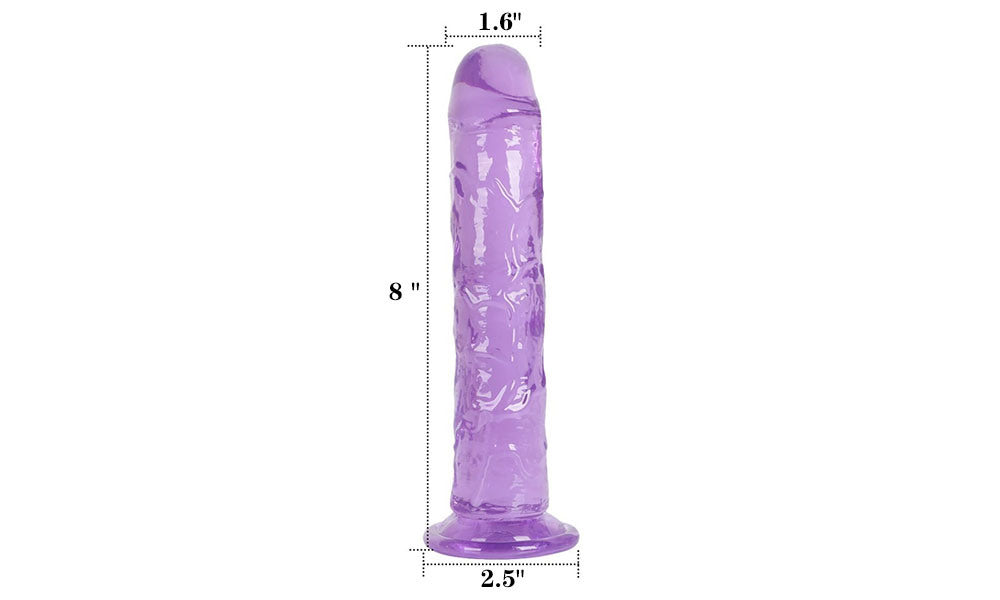 Suction Cup Dildo Clitoral 8'5 Inches Dildo Flaxible Realistic Dildo